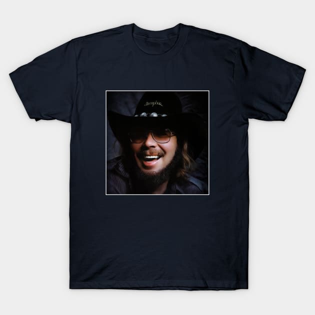 Hank Williams Jr - Dramatic Coloring T-Shirt by Testeemoney Artshop